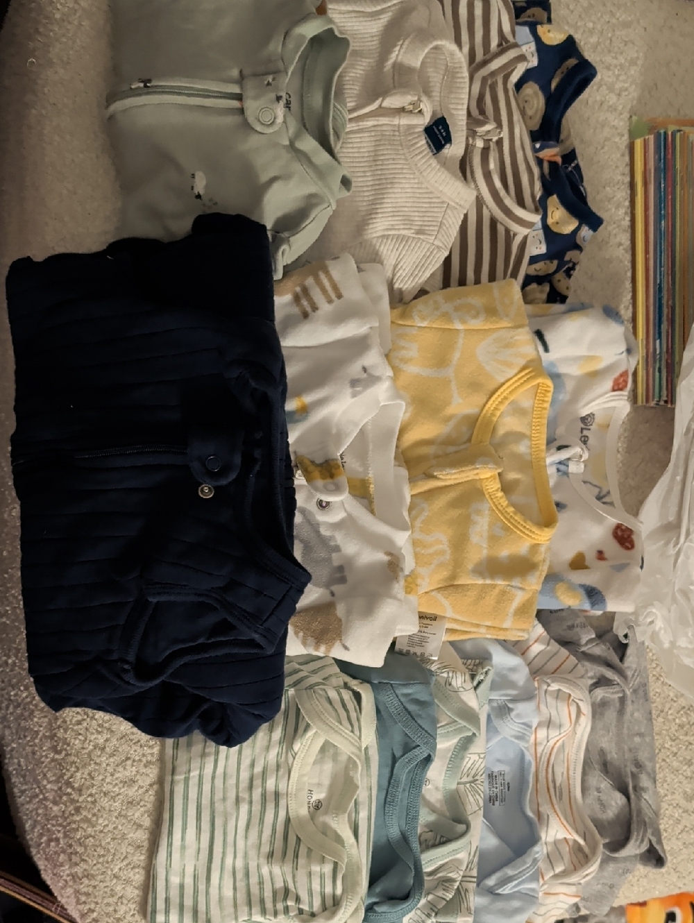 Baby Boy 3-6M LOT Of 14 - Pajamas, Bodysuits, Sleep Sack